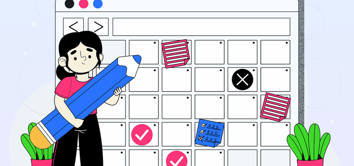 Calendar planning workflow
