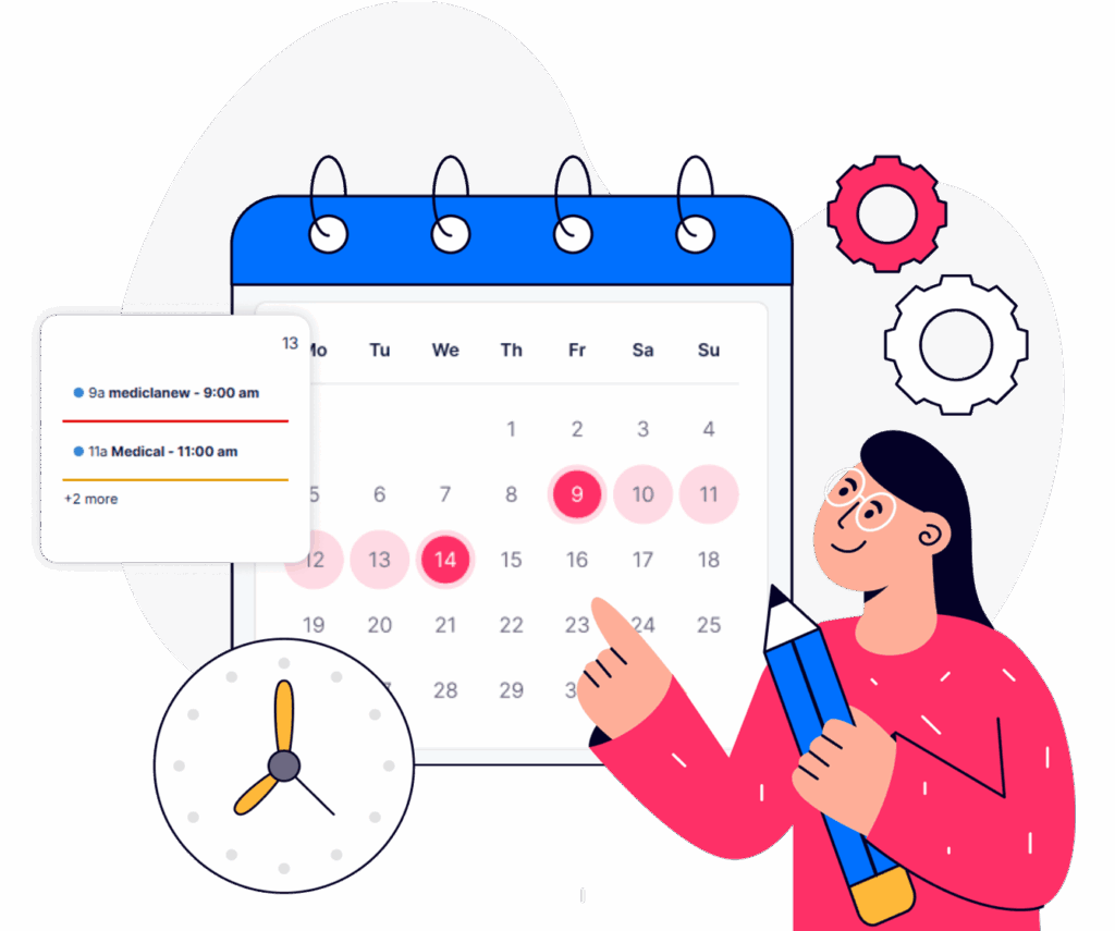 Manage calendar and booking truebooker plugin