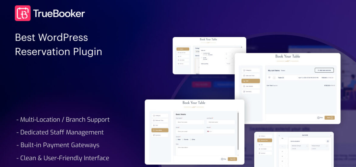 WordPress Reservation Plugin